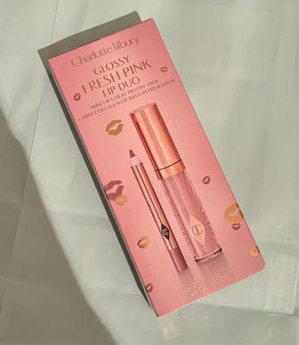 Продам мини набор для губ от Charlotte Tilbury, румяна Rare Beauty, бальзам