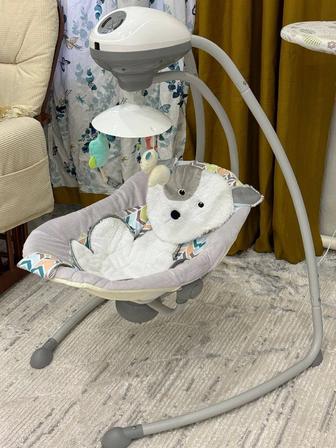 Детские электронные качели Собачка FitchBaby