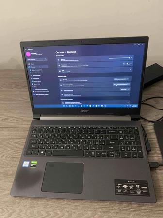 Ноутбук Acer Aspire 7 A715-75G i7, GTX 1650, 16ГБ, SSD