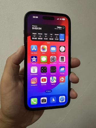 iPhone 15 Pro Max 256 ГБ / акк 99% / черный