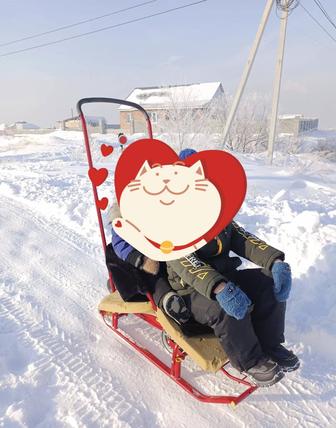 Продам санки на колесиках