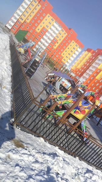 Фундамент,стяшка ,газон тосеу, сварка , крыша жабу т.б жумыс жасаймыз брига