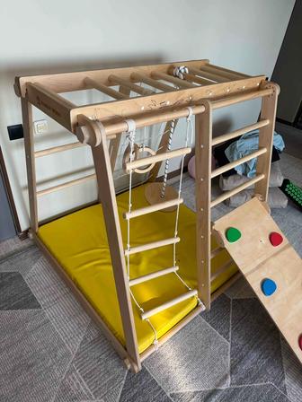 Спортивно-игровой комплекс из качественного дерева