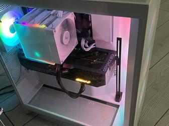 Топ-игровой ПК RTX 5080 4K 160Hz монитор Белый премиум сетап