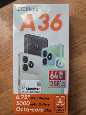 Смартфон ZTE Blade A36 12/64