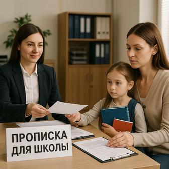 Прописка для школы, садика, поликлиники
 Временная и постоянная прописка