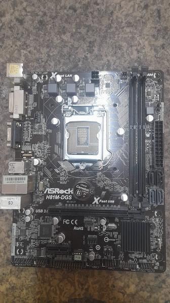 Материнские платы Gigabyteh61/Asrock h81