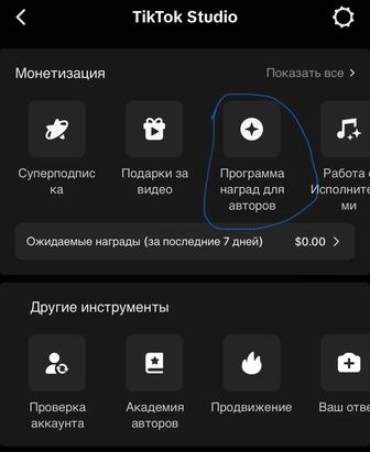 Монетизация тик ток