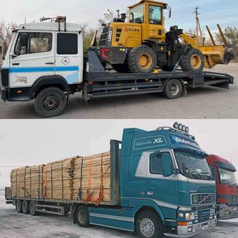 Грузоперевозки грузовой эвакуатор длинномер полуприцеп шаланда