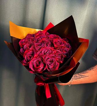 Цветы ручной работырозы