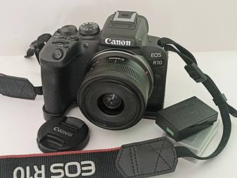 Продам фотоаппарат canon r 10,kit 18-45.