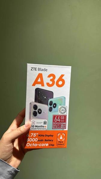 Продам новый запечатанный ZTE BLADE A36.
64 гб12гб
Цена 40.000 тг.