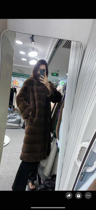 Продам эко Шуба длинная