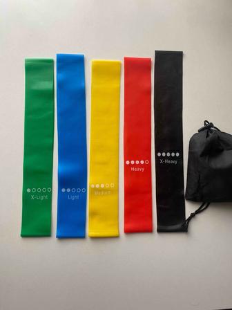 Набор фитнес резинок из 5 штук