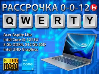 Новые Acer Aspire (Core i3-1215u, 8 Gb DDR4, 512 Gb SSD)