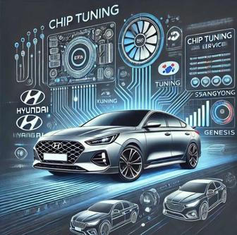 Перепрограммирование чип-тюнинг корейский автомобилей KIA Hyundai