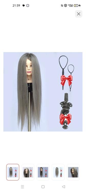 Манекен с волосами новый качественный волосы натуральная