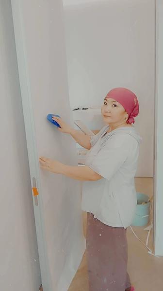 Покраска стен тиккурила, поклейка обоев стаж более 8лет