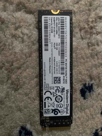 Ssd на 512 гб полностью рабочий в форме m2