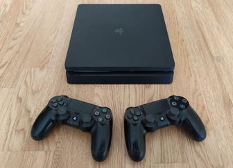 Прошитый PS4 Slim 25 топ игр 1 терабайт, Каспи Рассрочка до 12 месяцев, RED