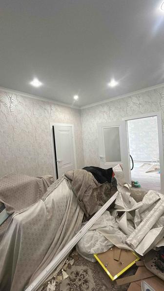 Поклейка обоев, ремонт квартир в Алматы