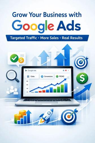 Запущу контекстную рекламу Google Ads для вашего бизнеса.