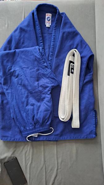 Кимоно синее