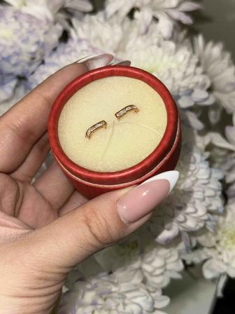 Золотые сережки детские