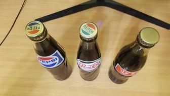 Продам бутылки pepsi антиквариат