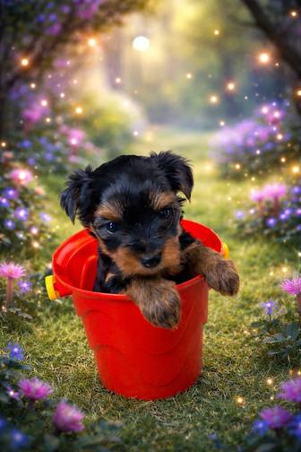 Щенки йоркширского терьера