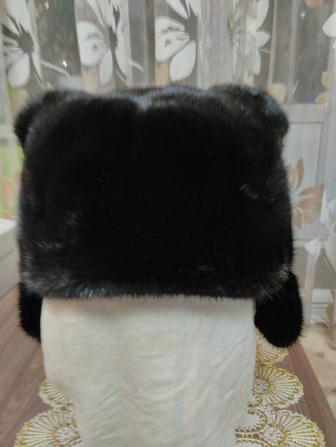 Шапка норковая с ушками