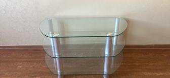 Стеклянная тумба под телевизор