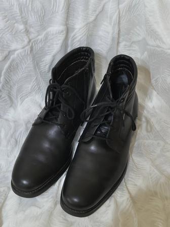 Ботинки Зимние Topman черные финские кожаные 44 размер