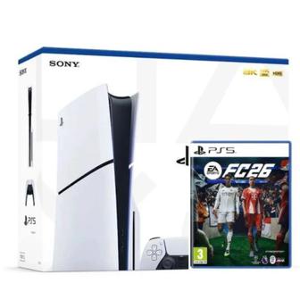Почти новый Playstation 5 Slim 1Tb Fc26 2 геймпада сони пс 5 sony ps 5