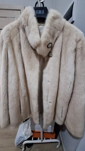 Шуба норка светлая
