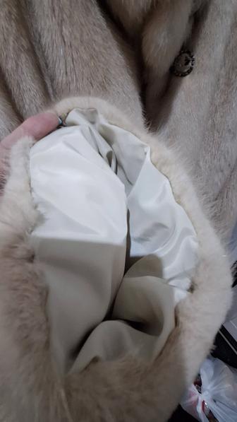 Шуба норка светлая