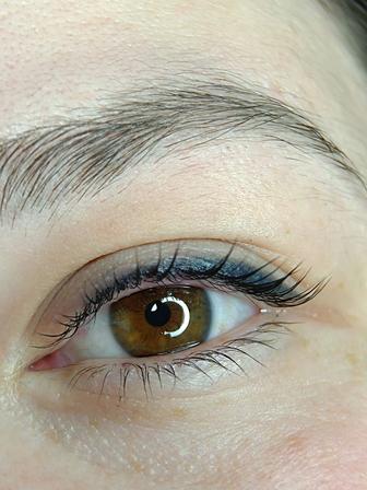 Ламинирование ресниц бровей