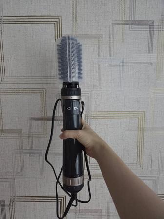 Rowentа фен-щетка 1000 Вт коричневый, золотой