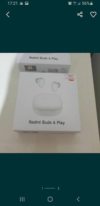 Наушник запечатенный Redmi Buds 6 play