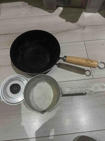 Сковородка и ковшик