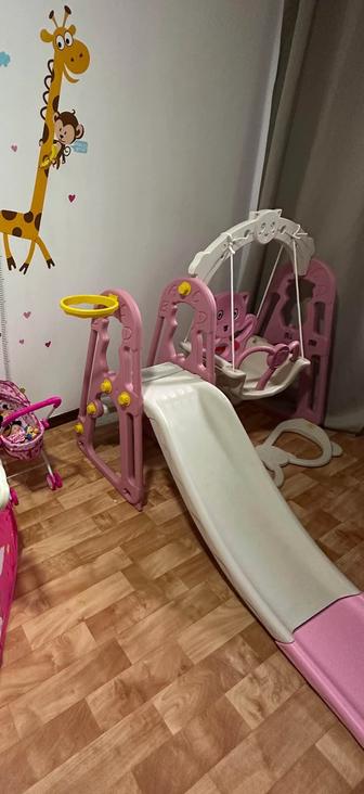 Продам детский игровой комплекс (горка и качеля)