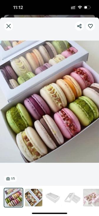 Коробки для десертов/макаронс/пирожных