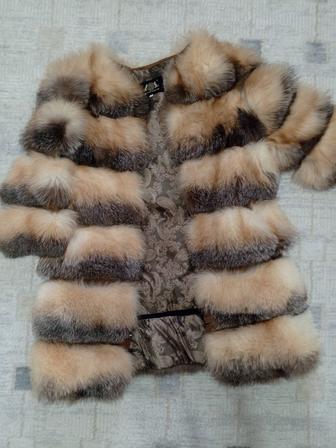 Шубка натуральный песец