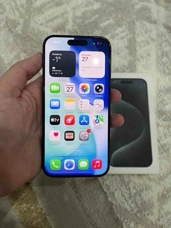 Айфон 15про/256 в хорошем состоянии документы все есть торг есть
