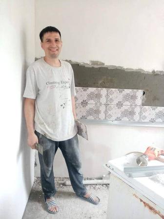 Укладка кафеля