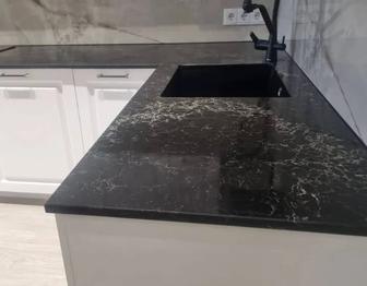 Кухонные столешницы из кварцевого агломерата на заказ