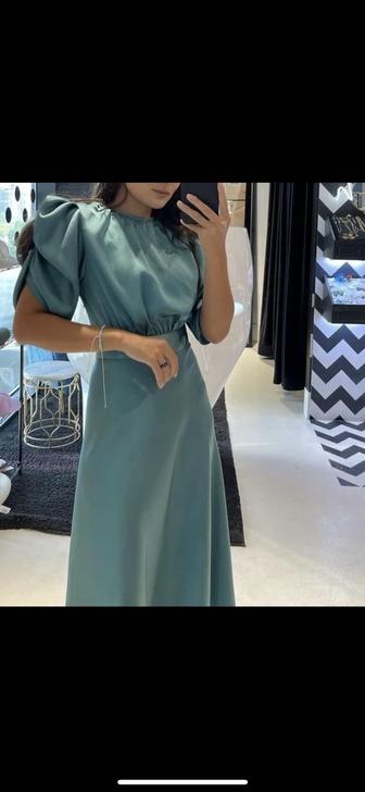 Платье в изумрудном цвете.Sense.X (размер S, 42-44)