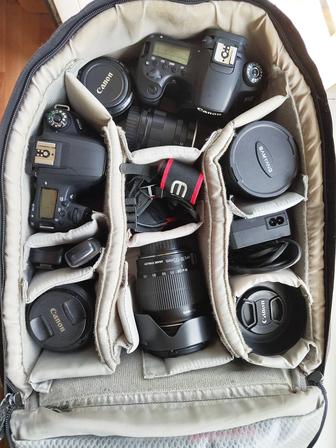 Canon 60D, Canon77D, Объективы EF