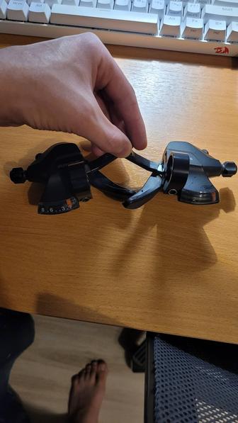 Шифтеры манетки shimano altus, переключатель shimano acera, altus