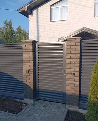 Заборы, ворота, навесы, беседки изготовление монтаж.